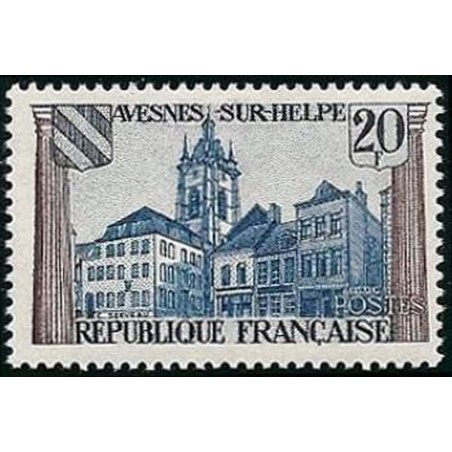 France num Yvert 1221 ** MNH Avesnes Année 1959