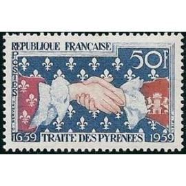 France num Yvert 1223 ** MNH mains Année 1959