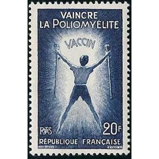 France num Yvert 1224 ** MNH Poliomyèlite Année 1959