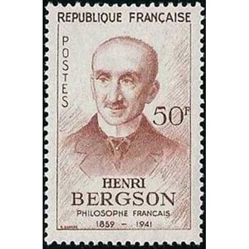 France num Yvert 1225 ** MNH Henri Bergson Année 1959