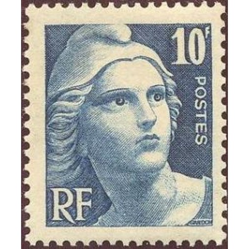 France num Yvert 726 ** MNH Marianne de Gandon Année 1945