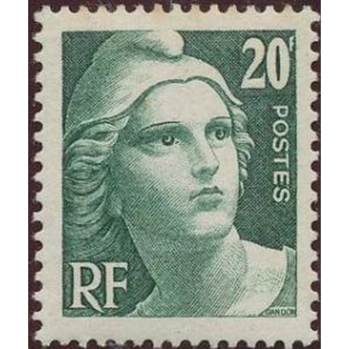 France num Yvert 728 ** MNH Marianne de Gandon Année 1945