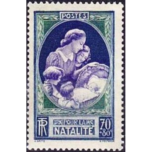 France num Yvert 440 ** MNH Enfant Année 1939