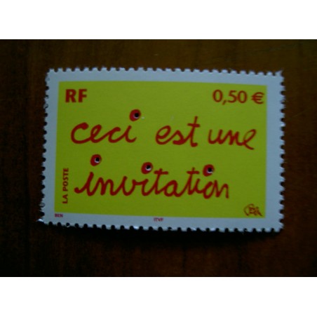 France num Yvert 3636 ** MNH Année 2004 invitation