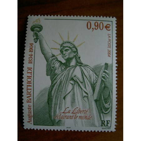 France num Yvert 3639 ** MNH Année 2004 Bartholdi Statue Liberté