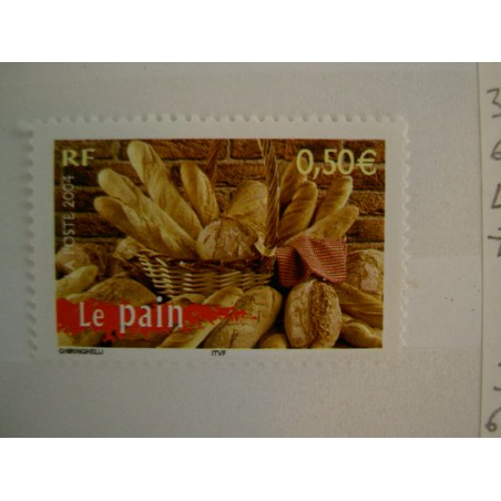 France num Yvert 3649 ** MNH Année 2004 Pain Boulangerie