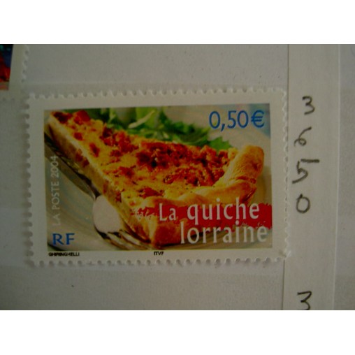 France num Yvert 3652 ** MNH Année 2004 Quiche cuisine