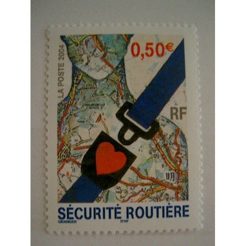 France num Yvert 3659 ** MNH Année 2004 securité routiere