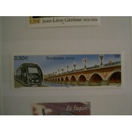 France num Yvert 3661 ** MNH Année 2004 Bordeaux Tramway pont