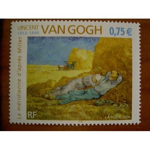 France num Yvert 3690 ** MNH Année 2004 Tableau Van Gogh Millet