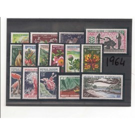 NOUVELLE CALEDONIE ** 1964 ANNEE COMPLETE MNH