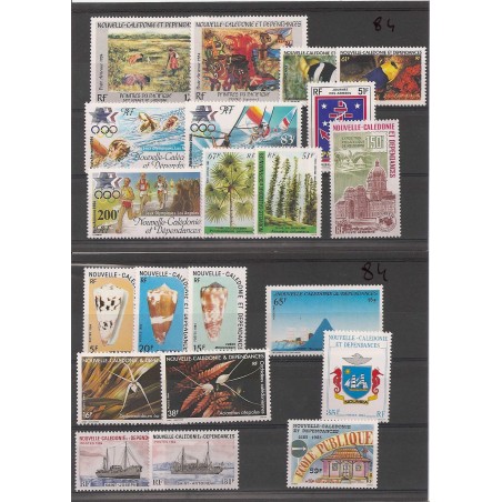 NOUVELLE CALEDONIE ** 1984 ANNEE COMPLETE MNH