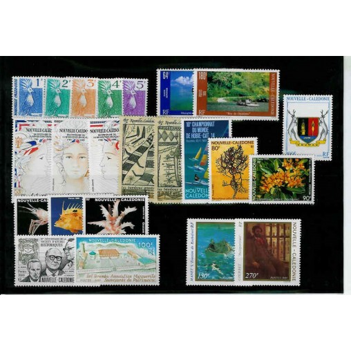 NOUVELLE CALEDONIE ** 1989 ANNEE COMPLETE MNH