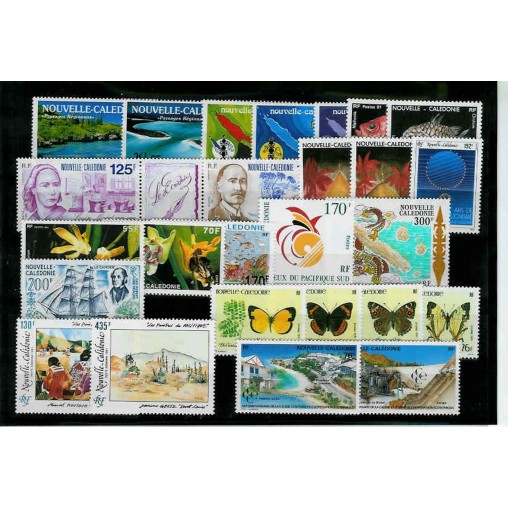 NOUVELLE CALEDONIE ** 1991 ANNEE COMPLETE MNH
