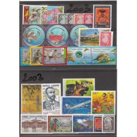 NOUVELLE CALEDONIE ** 2003 ANNEE COMPLETE MNH