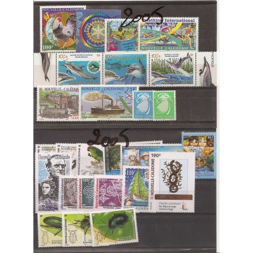 NOUVELLE CALEDONIE ** 2005 ANNEE COMPLETE MNH