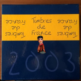 Livre de l'année LA POSTE 2003 avec tout les timbres 