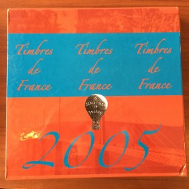 Livre de l'année LA POSTE 2005 avec tout les timbres 