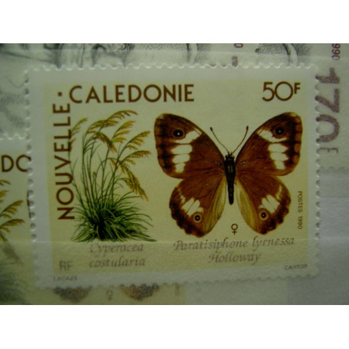 NOUVELLE CALEDONIE Num 590 ** MNH ANNEE 1990 Flore Papillon Butterfly