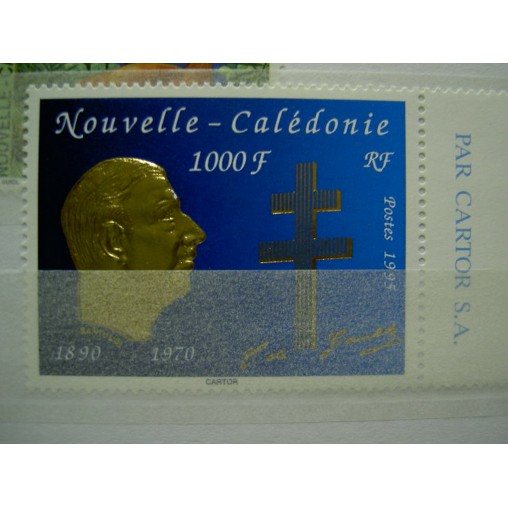 NOUVELLE CALEDONIE Num 682 ** MNH ANNEE 1995 De Gaulle