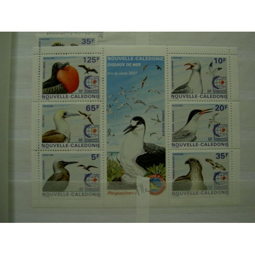 NOUVELLE CALEDONIE Num 693-698 ** MNH ANNEE 1995 Oiseau Bird