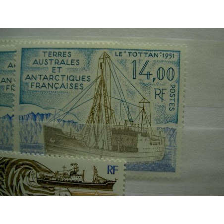 TAAF Yvert Num 169 Navire Tottan ANNEE 1992