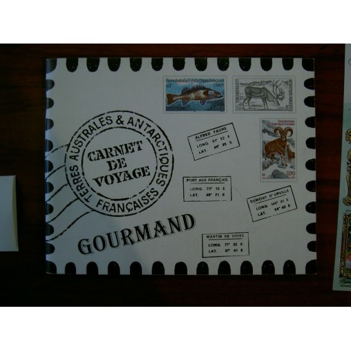 TAAF Yvert Num C372 Carnet de Voyage Gourmand ANNEE 2003