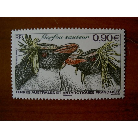 TAAF Yvert Num 502 Gorfou Bird Oiseau ANNEE 2008