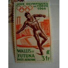 Wallis et Futuna  PA 21 ** MNH sans charniere année 1964 lancer tokyo JO