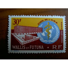Wallis et Futuna  PA 27 ** MNH sans charniere année 1966 OMS