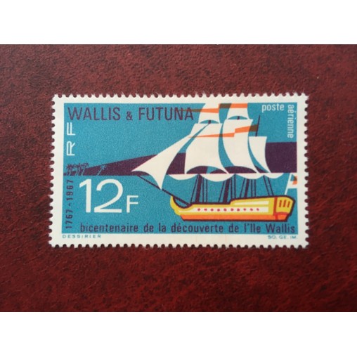 Wallis et Futuna  PA 31 ** MNH sans charniere année 1967 Bateau