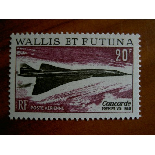 Wallis et Futuna  PA 32 ** MNH sans charniere année 1969 Concorde