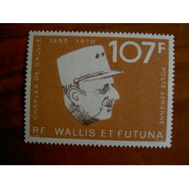 Wallis et Futuna  PA 48 ** MNH sans charniere année 1973 De Gaulle