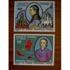 Wallis et Futuna  PA 82-83 ** MNH sans charniere année 1978 Missionnaires