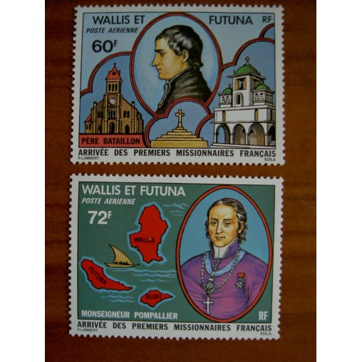 Wallis et Futuna  PA 82-83 ** MNH sans charniere année 1978 Missionnaires