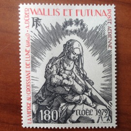 Wallis et Futuna  PA 100 ** MNH sans charniere année 1979 Noel Durer Vierge