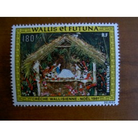 Wallis et Futuna  PA 113 ** MNH sans charniere année 1981 Noel Creche