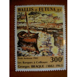 Wallis et Futuna  PA 115 ** MNH sans charniere année 1982 Georges Braque