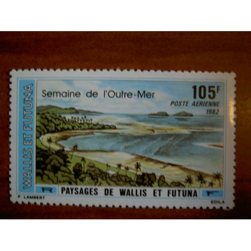 Wallis et Futuna  PA 118 ** MNH sans charniere année 1982 Paysage