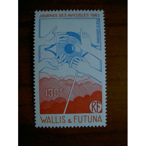 Wallis et Futuna  PA 120 ** MNH sans charniere année 1982 Journée des aveugles