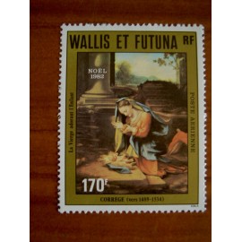 Wallis et Futuna  PA 121 ** MNH sans charniere année 1982 Noel de Correge Tableau