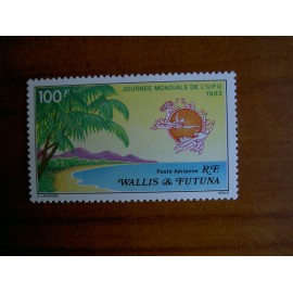 Wallis et Futuna  PA 123 ** MNH sans charniere année 1983 UPU plage