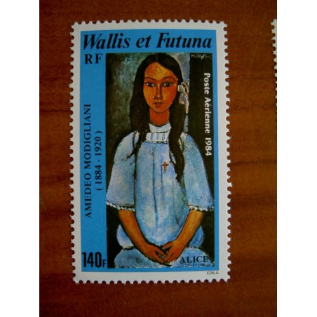 Wallis et Futuna  PA 138 ** MNH sans charniere année 1984 Amedeo Modigliani