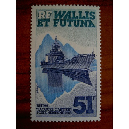 Wallis et Futuna  PA 146 ** MNH sans charniere année 1985 Bateau le Jacques Cartier
