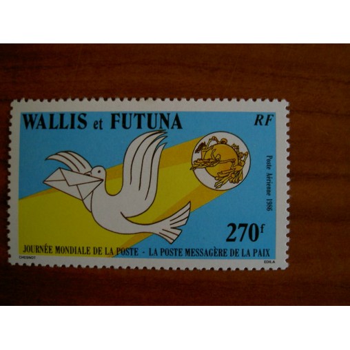 Wallis et Futuna  PA 153 ** MNH sans charniere année 1986 Journée La Poste