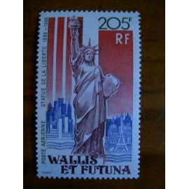 Wallis et Futuna  PA 154 ** MNH sans charniere année 1986 Statue de la liberté