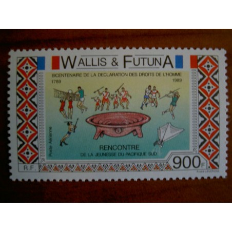 Wallis et Futuna  PA 166 ** MNH sans charniere année 1989 Droit de l'homme