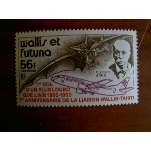Wallis et Futuna  PA 168 ** MNH sans charniere année 1990 Clement Ader