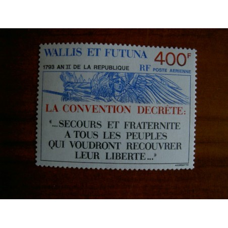 Wallis et Futuna  PA 178 ** MNH sans charniere année 1993 Republique