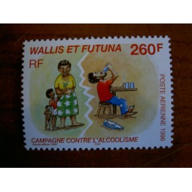 Wallis et Futuna  PA 196 ** MNH sans charniere année 1996 Contre Alcoolisme